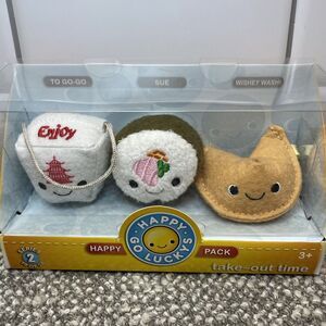 Hallmark Happy Go Luckys happy pack Series 2 Take out Time‎ Sushi Plush